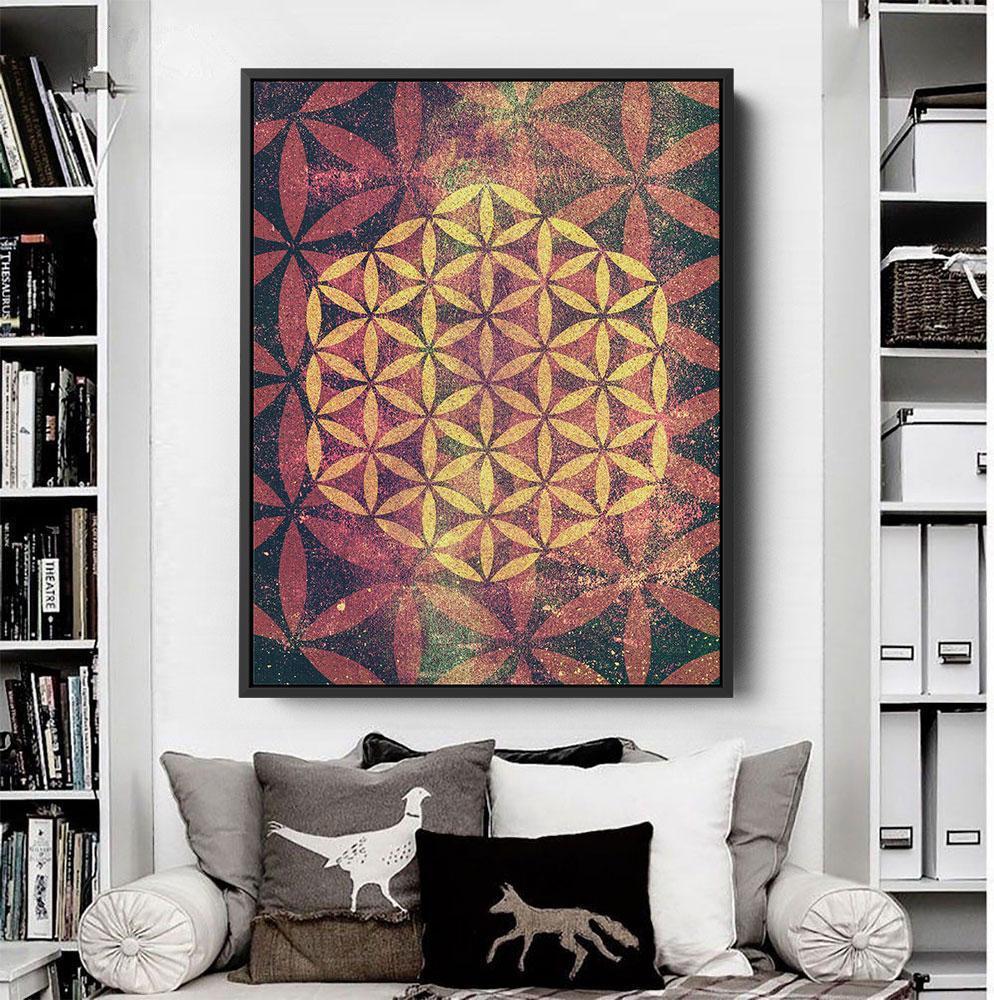 Flower Of Life Gold